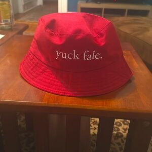 Harvard “Yuck Fale” Plaid Bucket Hat